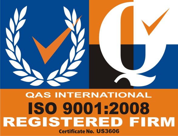 CERTIFIED QUALITY SYSTEM - ISO 9001:2008 cert. # US3606